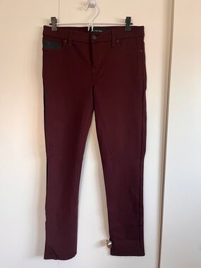 Calvin Klein Jeans Wine Red Slim Pants